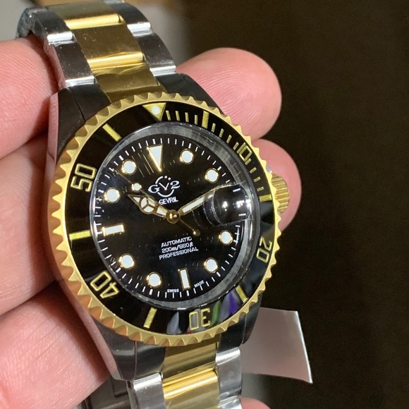 Gv2 By Gevril Watch Liguria Automatic Black Dial - Picture 4 of 12